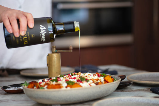 Recipe | Roast pumpkin salad with Waiheke herb spread dressing