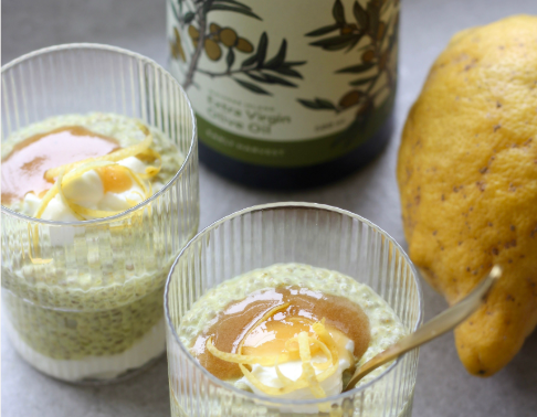 Recipe | Lemon & honey chia pudding