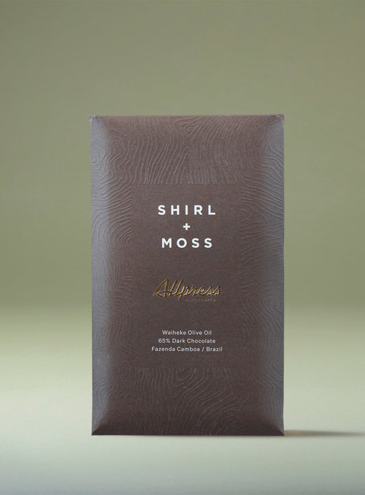 Shirl + Moss - Olive Oil Chocolate Bar 80g
