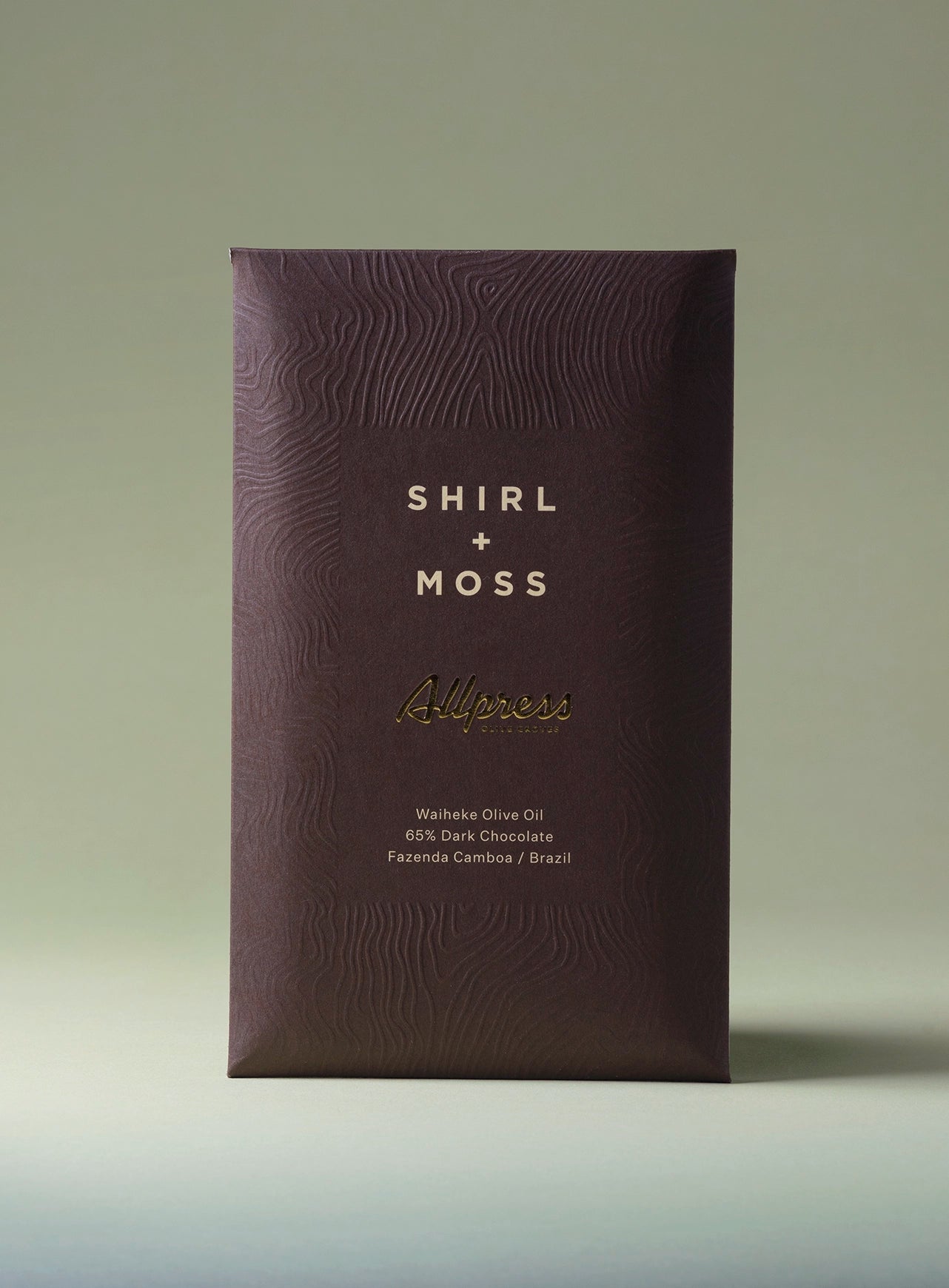 Shirl + Moss - Olive Oil Chocolate Bar 80g