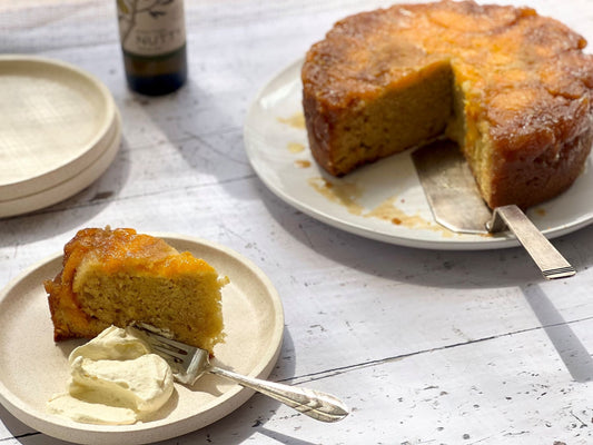 Recipe | Orange & Cardamom Cake with Nutty EVOO
