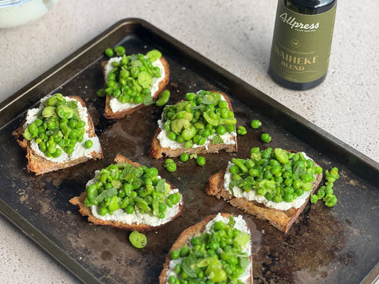 Recipe | Pea & Broad Bean Bruschetta