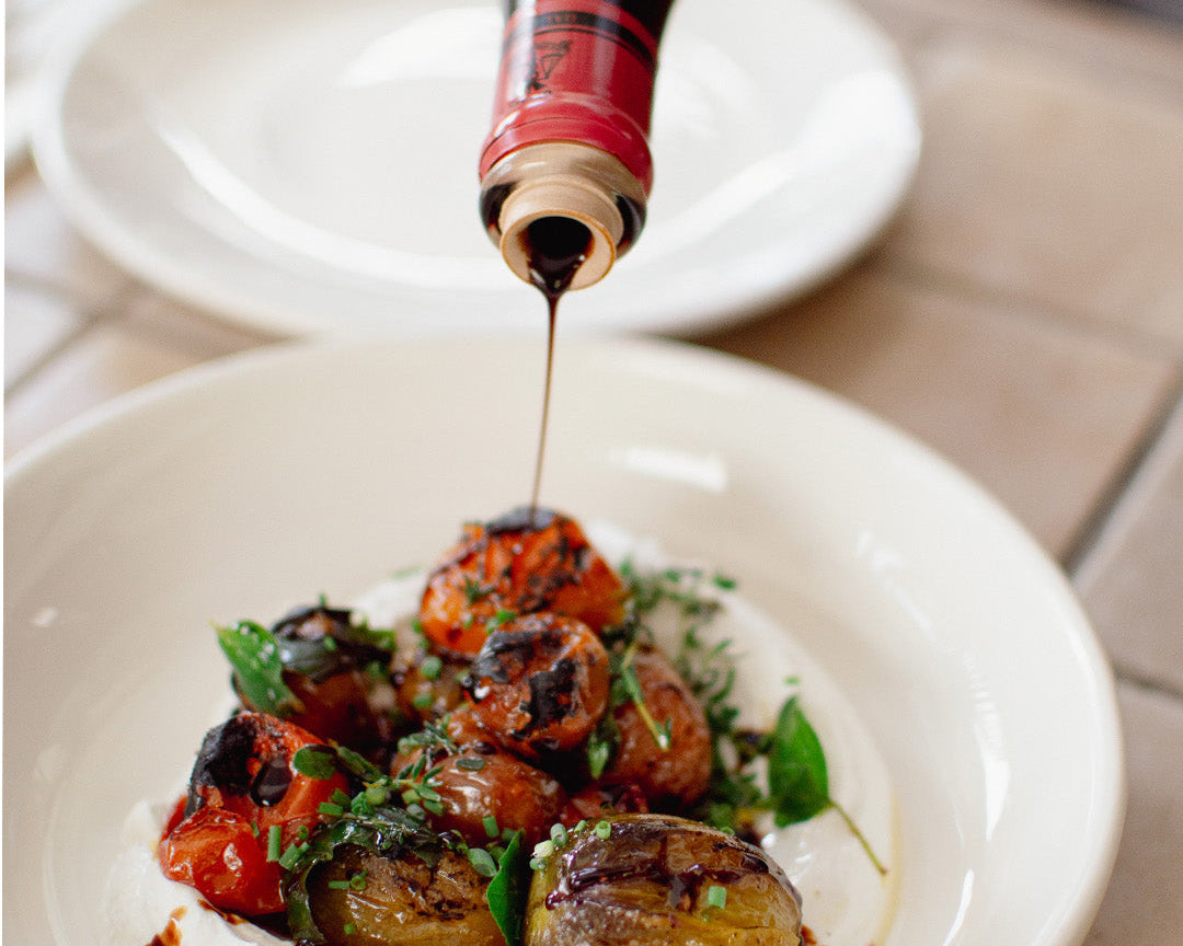 Roasted tomatoes with Buffalo curd with Balsamic dish from Bistro Allpress
